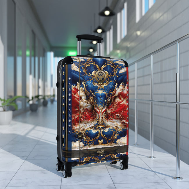 AMERICAN Patriot Suitcase Luxury Travel Luggage Carry-on Suitcase Hard Shell Suitcase in 3 Sizes | D20154