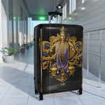 Golden Statue Suitcase Spiritual Buddha Luggage Carry-on Suitcase Premium Hard Shell Suitcase | X3427