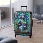 Beautiful Suitcase Art Nouveau Luggage Mucha Art Carry-on Suitcase Hard Shell Suitcase in 3 Sizes | D20178