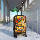 Japanese Koi Fish Suitcase Carry-on Suitcase Fish and Floral Luggage Hard Shell Suitcase | D20017