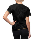 Black Stripes T-Shirt Unisex Tee All Over Print Unisex T-Shirt Geometric Print Tee | D20092
