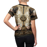 Decorative Gold Unisex Tee All over Print T-Shirt Baroque Tee Unisex T-Shirt Gold Emblem Tee | D20206