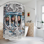 Shower Curtain Futuristic Art Curtain Future Dreams Bathroom Curtain | D20202