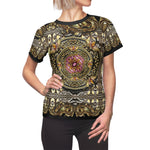 Baroque Treasures T-Shirt Unisex All Over Print Tee Baroque Decorative Gold Unisex T-Shirt | D20217