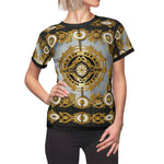 Majestic Baroque T-Shirt Unisex Tee All over Print T-Shirt Decorative Tee Unisex T-Shirt Golden Baroque T-Shirt | D20193