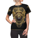 Emperor Lion T-Shirt Unisex All Over Print Tee Baroque Lion Unisex T-Shirt | D20148