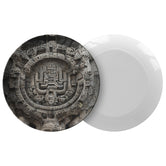 MAYAN Legacy | 10" Printed Dinner Plate | Microwave/ dishwasher safe. Heavy ThermoSāf  | 20004