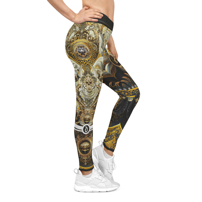 Winsor Regalia Leggings Women Baroque Leggings Lounge Wear Leggings Spandex Leggings Casual Wear | D20121