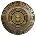 Royal Roman LION Emblem | 10" Printed Dinner Plate | Microwave safe.