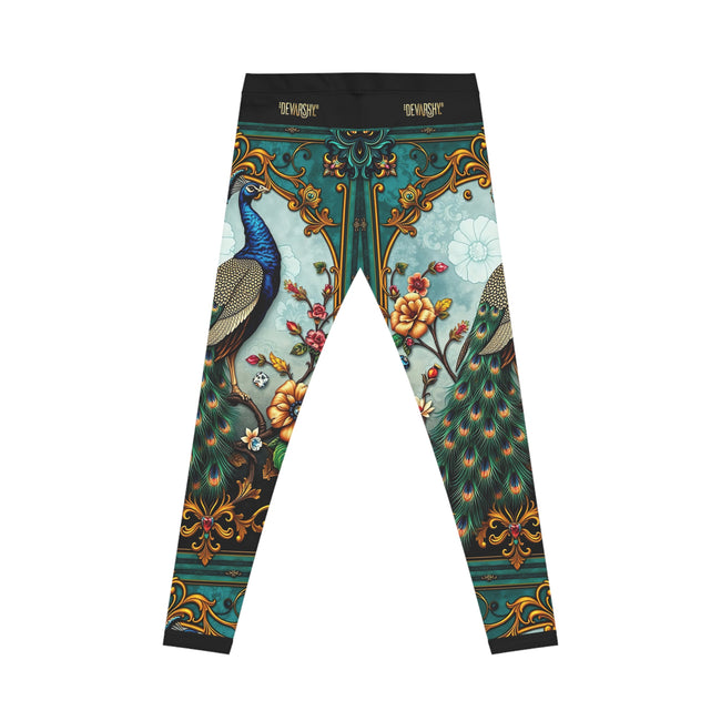 Beautiful Peacock Leggings Women Peacock Print Leggings Best Gift For Peacock Lovers Casual Wear Spandex Leggings | X3500