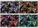 Birds and Florals Upholstery Fabric 3meters 4 Colors & 12 Fabric Options Floral Furnishing Fabrics By the Yard | D20041