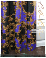 Decorative Purple PREMIUM Curtain Panel. 12 Fabric Options. Made to Order. Heavy And Sheer. 100044B