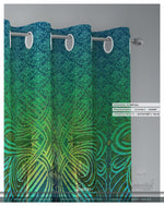 Decorative Swirls Art Nouveau PREMIUM Curtain Panel. Available on 12 Fabrics. Made to Order. 100145