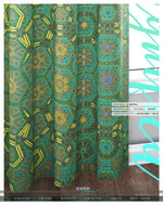 Lime Casablanca Print PREMIUM Curtain Panel. Available on 12 Fabrics. Made to Order. 100157E