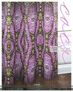 Pink Pattern PREMIUM Curtain Panel. 12 Fabric Options. Made to Order. Heavy And Sheer. 100158A