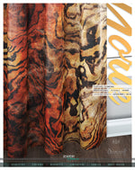 Bengal Tiger Print PREMIUM Curtain Panel. Available on 12 Fabrics, Heavy & Sheer, Made to Order. 100176