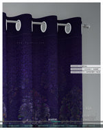 Violet Damask Pattern PREMIUM Curtain Panel. Available on 12 Fabrics, Heavy & Sheer, Made to Order. 100187