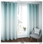 Futuristic Weave Coral PREMIUM Curtain Panel, Available on 12 Fabrics, Heavy & Sheer. Made to Order. 100201