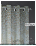 Exquisite White Damask PREMIUM Curtain Panel. Available on 12 Fabrics. Made to Order. 100259