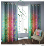 Rainbow Damask PREMIUM Curtain Panel. 12 Fabric Options. Made to Order. Heavy And Sheer.  100269