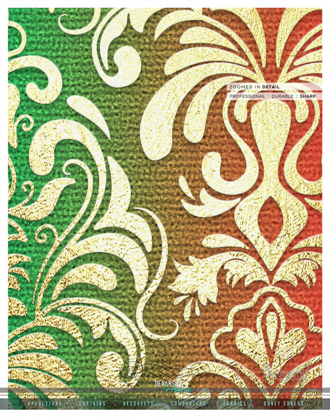 Rainbow Damask PREMIUM Curtain Panel. 12 Fabric Options. Made to Order. Heavy And Sheer.  100269