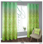 Lime Green Damask PREMIUM Curtain Panel. 12 Fabric Options. Made to Order. Heavy And Sheer.  100274