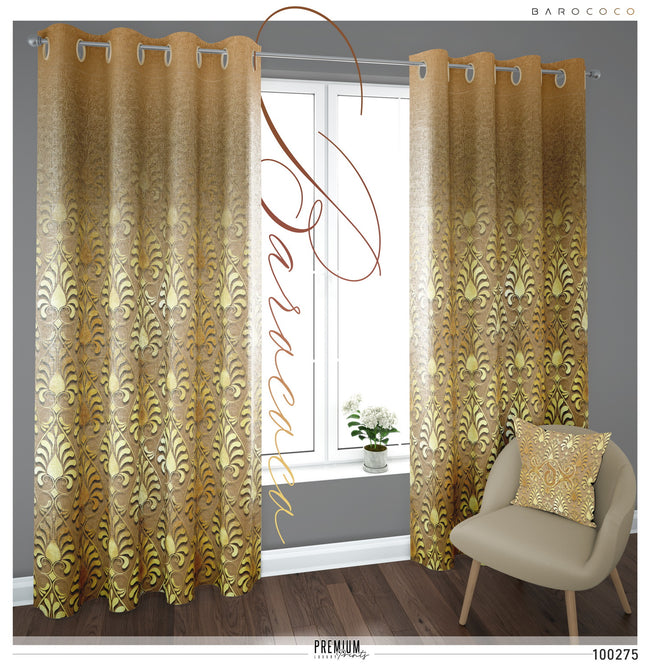 Decorative Damask PREMIUM Curtain Panel. 12 Fabric Options. Made to Order. Heavy And Sheer.  100275