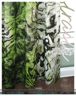 Flowing Animal Print PREMIUM Curtain Panel. Available on 12 Fabrics. Made to Order. 100298