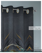 Mechanical Futuristic Design PREMIUM Curtain Panel. Available on 12 Fabrics. Made to Order. 100331