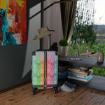Colorful Damask Suitcase 3 Sizes Carry-on Suitcase Damask Travel Luggage Hard Shell Suitcase | 100269