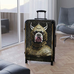 Viking warrior BULLDOG Suitcase 3 Sizes Carry-on Suitcase Robot Bulldog Luggage Hard Shell Suitcase | D20124