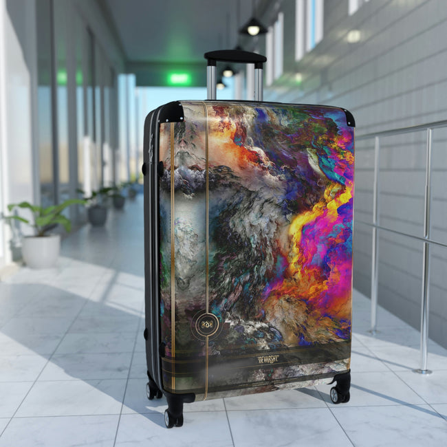 Mount Edna Suitcase 3 Sizes Carry-on Suitcase Stormy Grey Luggage Luxury Hard Shell Suitcase | D20110