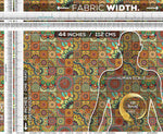 Morocco Bohemian Apparel Fabric 3Meters+, 9 Designs | 8 Fabrics Option | Fabric By the Yard | D20298