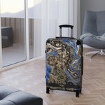 Deluge II Hard Shell Suitcase 3 Sizes Carry-on Suitcase Pour Painting Luggage Marbling Travel Suitcase | D20117B