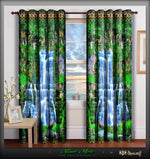 Devarshy Designer Home Furnishings Digital Print Waterfall Blackout Curtain Set -1070 , Home Decor - DEVARSHY, DEVARSHY
 - 1
