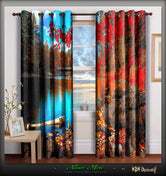 In The Deep Nature Premium Blackout Curtains, 2 Panels - 1076