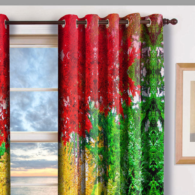 Devarshy Designer Digital Print Home Furnishings Beautiful Home Curtain Panels , Home Decor - DEVARSHY, DEVARSHY
 - 2
