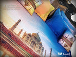 Devarshy Luxurious Digital print Taj Mahal King size Double Bed sheet Set , Home Decor - DEVARSHY, DEVARSHY
 - 2
