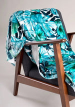Legacy of the Interstellar Peacock  Printed Throw Blanket, Soft Fleece Blanket, Devarshy Home, PF - 009A