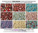 Xmas Ornaments Apparel Fabric 3Meters+, 9 Designs | 8 Fabrics Option | Fabric By the Yard | 073B
