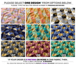 Ogee Pattern Apparel Fabric 3Meters+, 9 Designs | 8 Fabrics Option | Fabric By the Yard | D20252