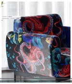 OCTOPUS Upholstery Fabric 3meters 4 Colors & 12 Furnishing Fabrics Underwater Fabric By the Yard | D20025
