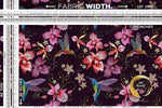 Birds and Florals Upholstery Fabric 3meters 4 Colors & 12 Fabric Options Floral Furnishing Fabrics By the Yard | D20041