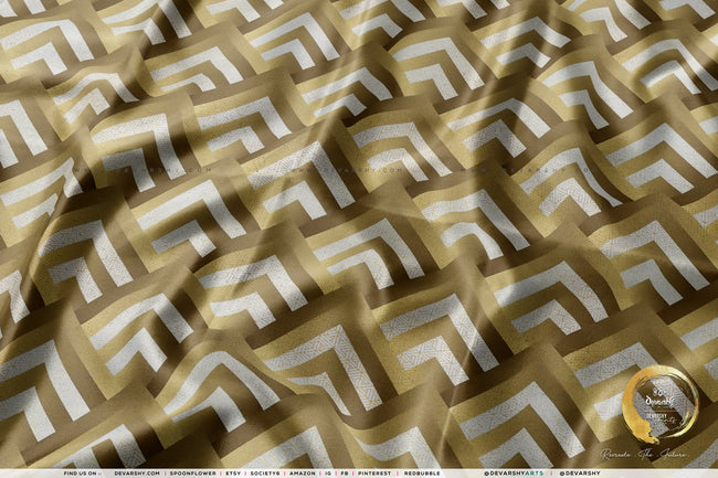Euclidean Upholstery Fabric 3meters 4 Abstract Designs & 12 Furnishing Fabrics Zigzag Pattern Fabric by the yard | D20080