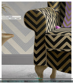 Chevron Upholstery Fabric 3meters | 4 Colors | 13 Fabric Options | Zigzag Fabric by the yard | D20096