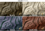 Optical Stripes Apparel Fabric 3Meters+, 4 Colors | 8 Fabric Options | Abstract Fabric By the Yard | D20098