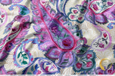 Pink Paisleys Upholstery Fabric 3meters 4 Colors & 12 Furnishing Fabrics Block Print Fabric By the Yard | D20111
