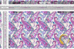 Pink Paisleys Upholstery Fabric 3meters 4 Colors & 12 Furnishing Fabrics Block Print Fabric By the Yard | D20111