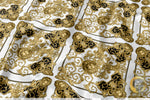 Golden Lion White Upholstery Fabric 3meters 12 Furnishing Fabric Options Baroque Lion Fabric By the Yard | D21040