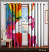 Accidental Rainbow Premium Curtain Panels, Blackout Curtain 2 Pcs - 1005A